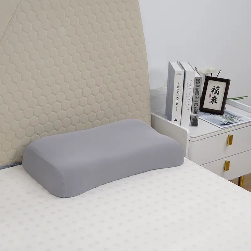 Pillow tal-fowm tal-memorja mgħawweġ